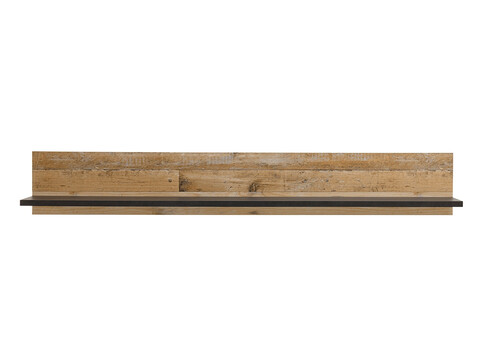 Seinariiul SHERWOOD pruun / hall, 160x22xH30 cm