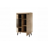 Vitriinkapp TORGE tamm, 90x40xH134 cm