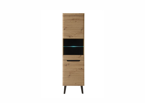 Vitriinkapp TORGE tamm, 53x40xH197 cm