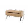 Tv-alus TORGE tamm, 107x40xH50 cm