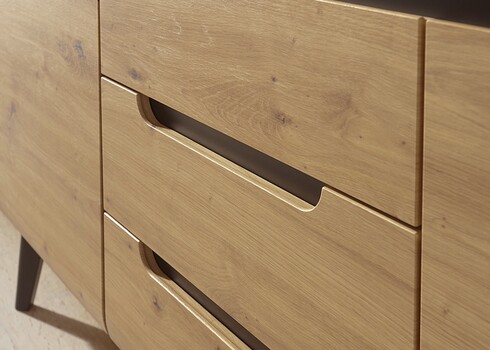 Kummut TORGE tamm, 160x40xH83 cm