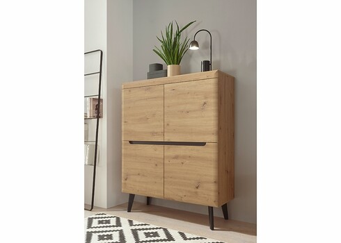 Kummut TORGE tamm, 107x40xH134 cm