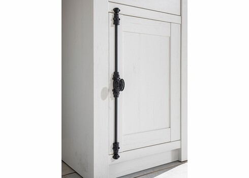 Kummut WESTERLAND valge mänd, 63x45xH100 cm