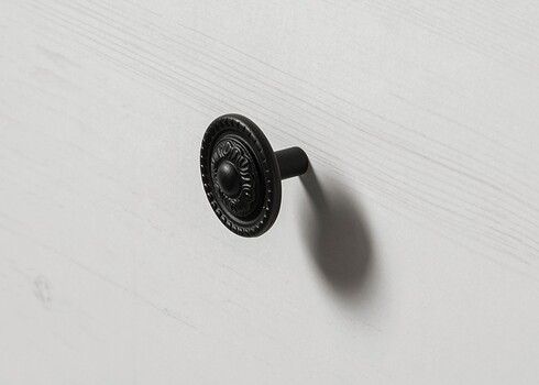 Kapp WESTERLAND valge mänd, 105x45xH100 cm