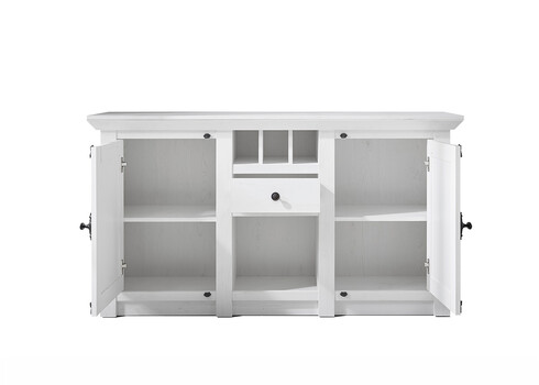 Kummut WESTERLAND valge mänd, 152x45xH83 cm