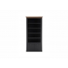 Kapp-riiul WESTMINSTER tumehall / tamm, 97x42xH202 cm