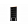 Kapp-riiul WESTMINSTER tumehall / tamm, 97x42xH202 cm