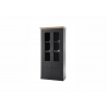 Vitriinkapp WESTMINSTER tumehall / tamm, 97x42xH202 cm