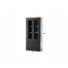 Vitriinkapp WESTMINSTER tumehall / tamm, 97x42xH202 cm