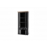 Vitriinkapp WESTMINSTER tumehall / tamm, 97x42xH202 cm