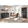 Vitriinkapp WESTMINSTER tumehall / tamm, 97x42xH202 cm