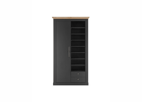 Esikukapp WESTMINSTER tumehall / tamm, 108x46xH203 cm