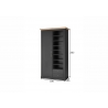 Esikukapp WESTMINSTER tumehall / tamm, 108x46xH203 cm