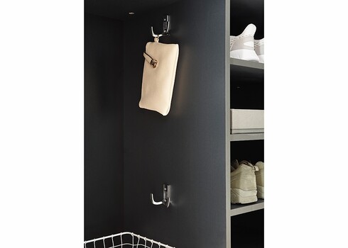 Esikukapp WESTMINSTER tumehall / tamm, 108x46xH203 cm