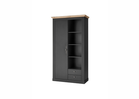 Esikukapp WESTMINSTER tumehall / tamm, 108x46xH203 cm