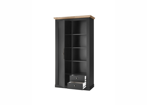 Esikukapp WESTMINSTER tumehall / tamm, 108x46xH203 cm