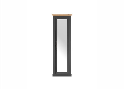 Esikukapp WESTMINSTER tumehall / tamm, 66x46xH203 cm
