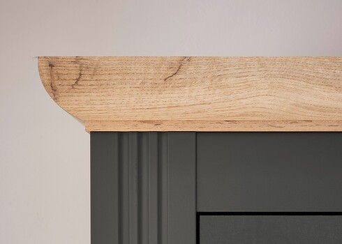 Tv-alus WESTMINSTER tumehall / tamm, 153x41xH52 cm