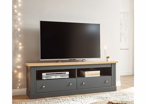 Tv-alus WESTMINSTER tumehall / tamm, 153x41xH52 cm