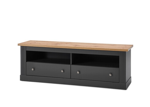 Tv-alus WESTMINSTER tumehall / tamm, 153x41xH52 cm