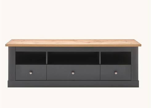 Tv-alus WESTMINSTER tumehall / tamm, 162x41xH52 cm