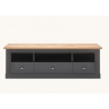 Tv-alus WESTMINSTER tumehall / tamm, 162x41xH52 cm