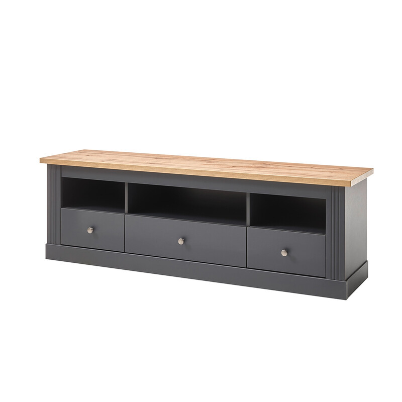 Tv-alus WESTMINSTER tumehall / tamm, 162x41xH52 cm Tv-alus WESTMINSTER tumehall / tamm, 162x41xH52 cm