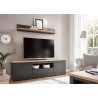 Tv-alus WESTMINSTER tumehall / tamm, 180x41xH52 cm
