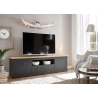 Tv-alus WESTMINSTER tumehall / tamm, 180x41xH52 cm