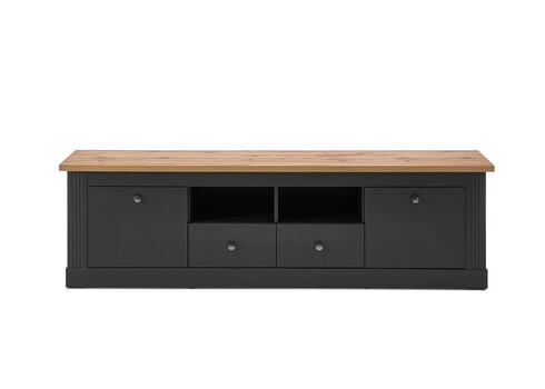 Tv-alus WESTMINSTER tumehall / tamm, 180x41xH52 cm