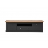 Tv-alus WESTMINSTER tumehall / tamm, 180x41xH52 cm