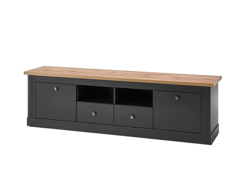 Tv-alus WESTMINSTER tumehall / tamm, 180x41xH52 cm