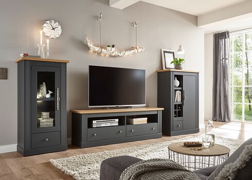 Kapp WESTMINSTER tumehall / tamm, 80x42xH122 cm