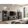 Kapp WESTMINSTER tumehall / tamm, 80x42xH122 cm