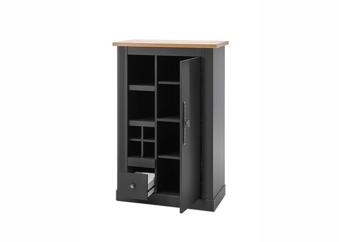 Kapp WESTMINSTER tumehall / tamm, 80x42xH122 cm
