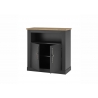 Kummut WESTMINSTER tumehall / tamm, 92x45xH95 cm