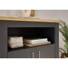 Kummut WESTMINSTER tumehall / tamm, 92x45xH95 cm