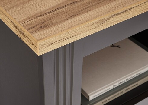 Kummut WESTMINSTER tumehall / tamm, 92x45xH95 cm