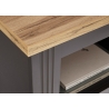 Kummut WESTMINSTER tumehall / tamm, 92x45xH95 cm