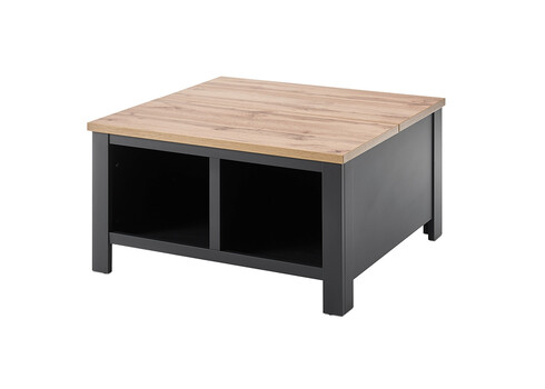 Diivanilaud WESTMINSTER tumehall / tamm, 93x93xH50 cm