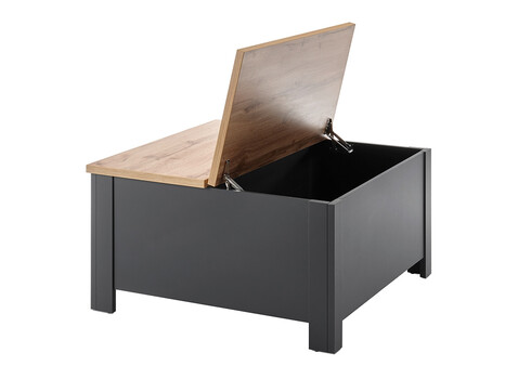 Diivanilaud WESTMINSTER tumehall / tamm, 93x93xH50 cm