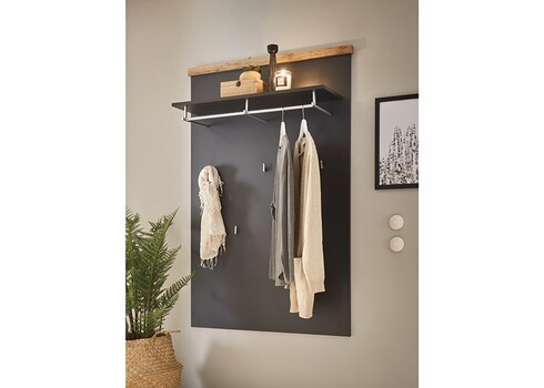 Esikunagi WESTMINSTER tumehall / tamm, 91x26xH160 cm