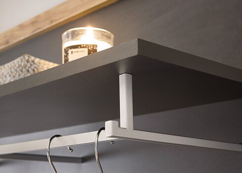 Esikunagi WESTMINSTER tumehall / tamm, 91x26xH160 cm