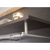 Esikunagi WESTMINSTER tumehall / tamm, 91x26xH160 cm