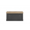 Esikupink WESTMINSTER tumehall / tamm, 92x45xH46 cm