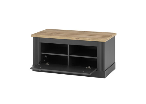 Esikupink WESTMINSTER tumehall / tamm, 92x45xH46 cm