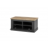 Esikupink WESTMINSTER tumehall / tamm, 92x45xH46 cm