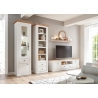 Kapp-riiul WESTMINSTER valge / tamm, 61x42xH202 cm