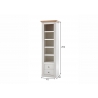 Kapp-riiul WESTMINSTER valge / tamm, 61x42xH202 cm