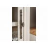 Vitriinkapp WESTMINSTER valge / tamm, 61x42xH202 cm